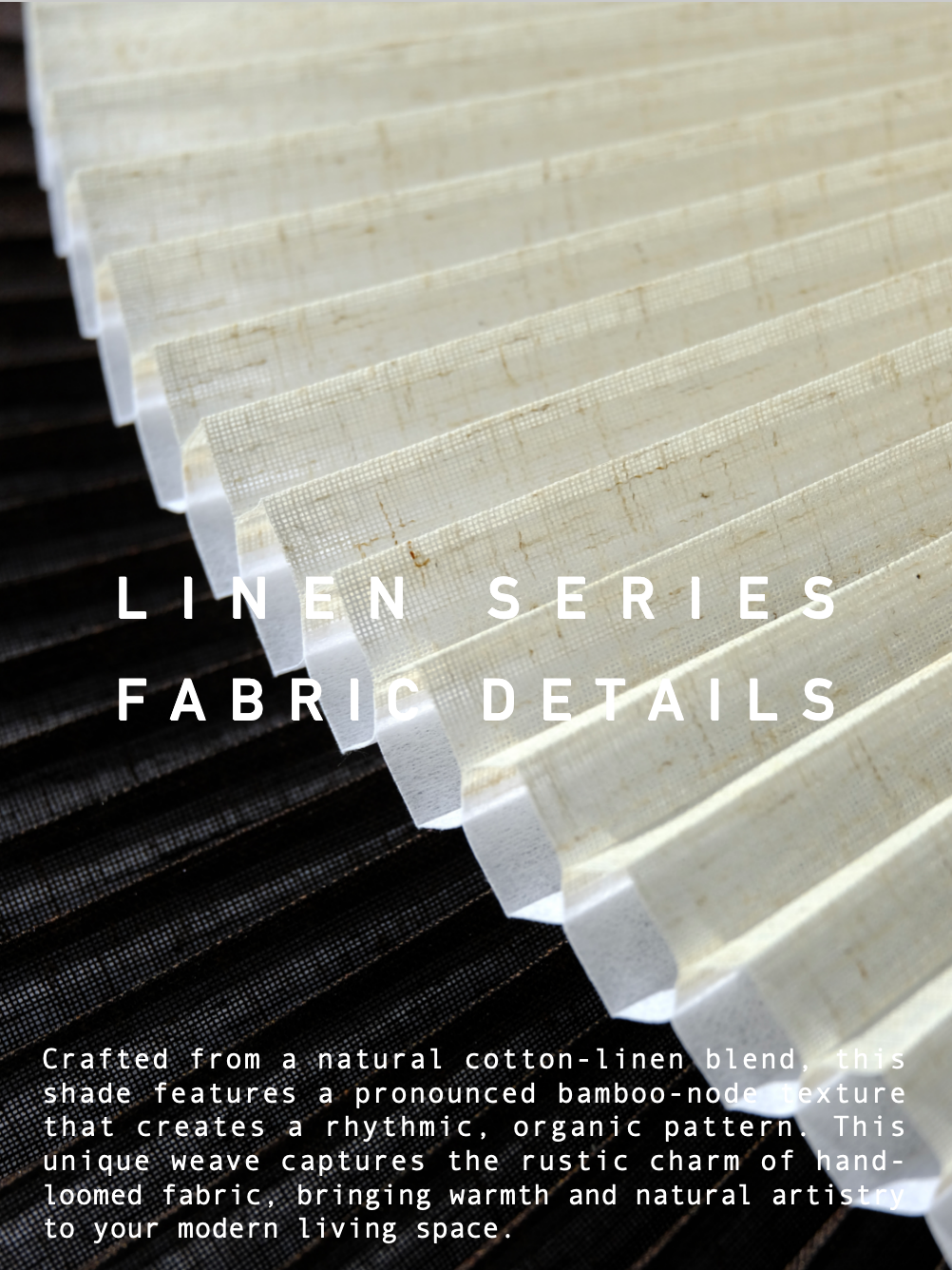 <No Drill> Linen Series Translucent Honeycomb Blinds