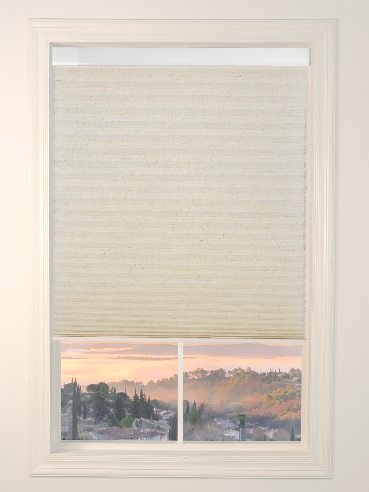 <No Drill> Linen Series Translucent Honeycomb Blinds